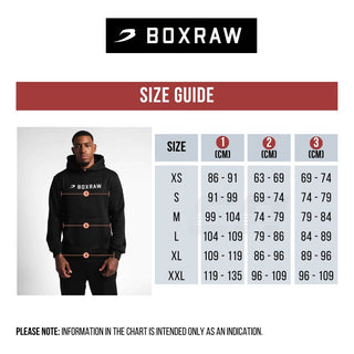 Sweatshirt Boxraw We Don't Play Boxing oversize with hood Black